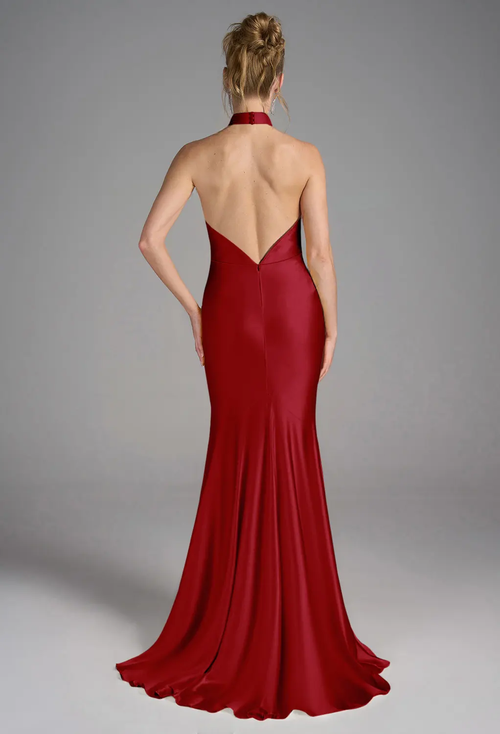 AW Ellie Deep Claret  Bridesmaid Dresses